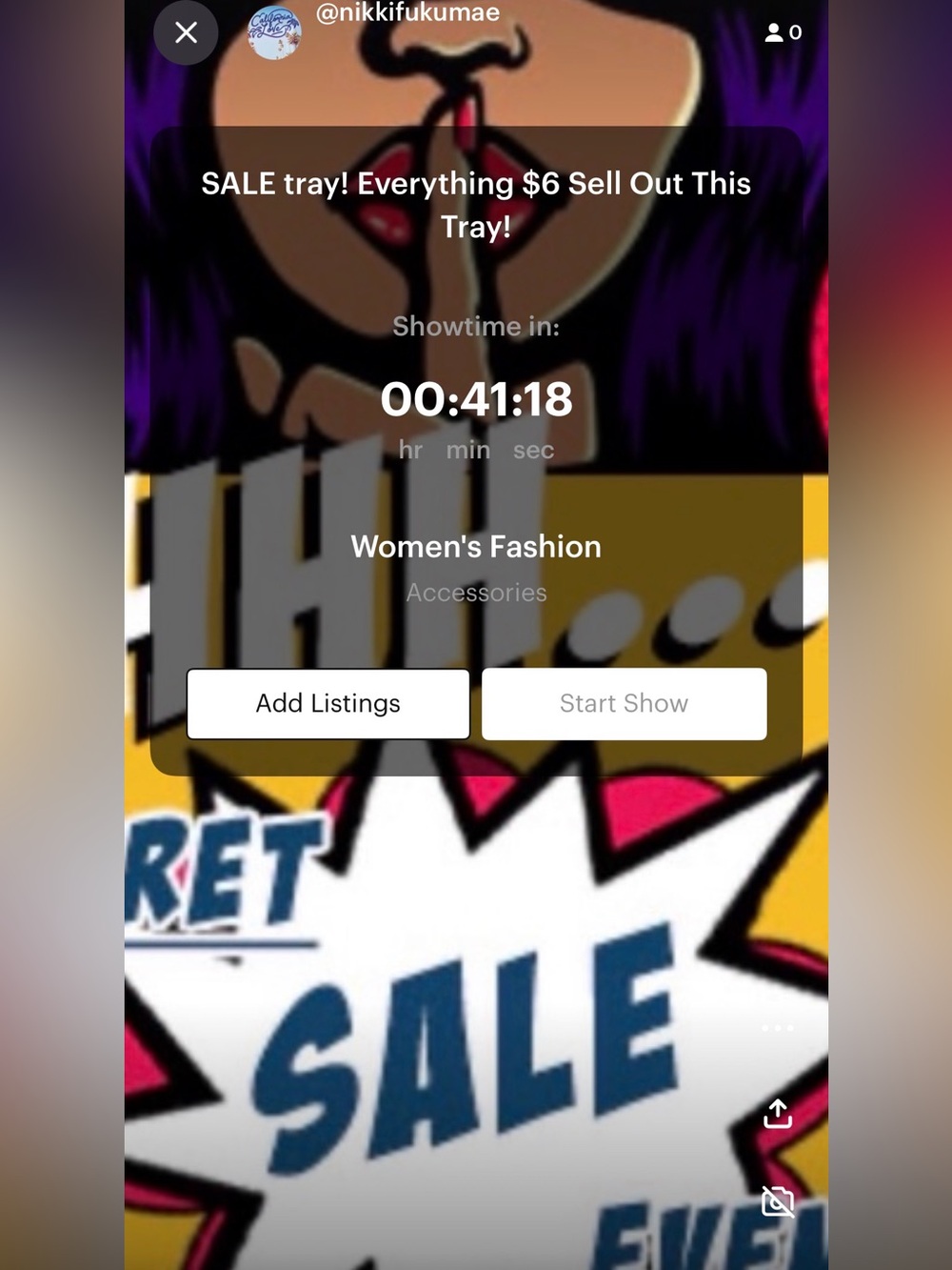 $6 Tray Show at 10a PST today!! Let’s sell it out!